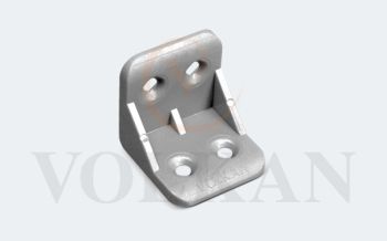 V141-Gri Plastik K&ouml;şe Bağlantı (Gri)